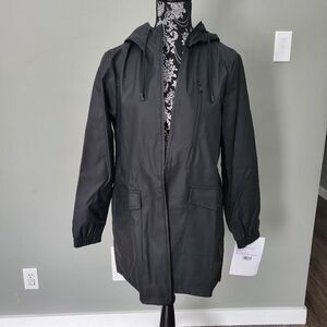 London Fog rainwear coat black color S/P size